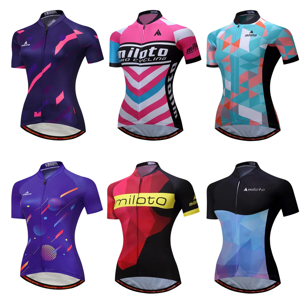 Mountain Biking Wallpaper - MILOTO 2025 Women's Fashion Short Sleeve