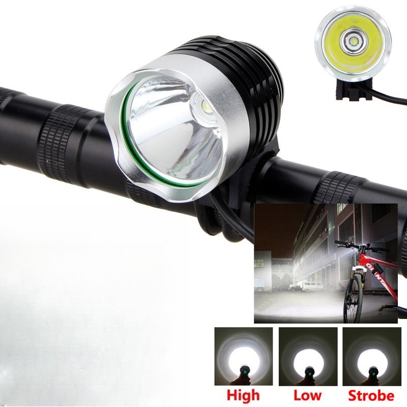 Mountain Biking Lights - For Bicycle Rechargeable 1000LM T6/L2 Mountain