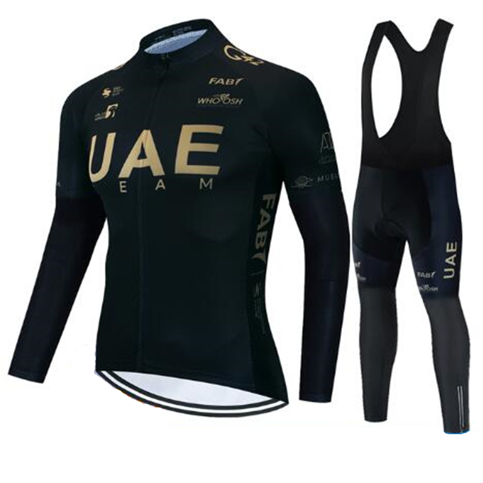 Mountain Biking Wallpaper - Uae Team Autumn Cycling Jersey Set