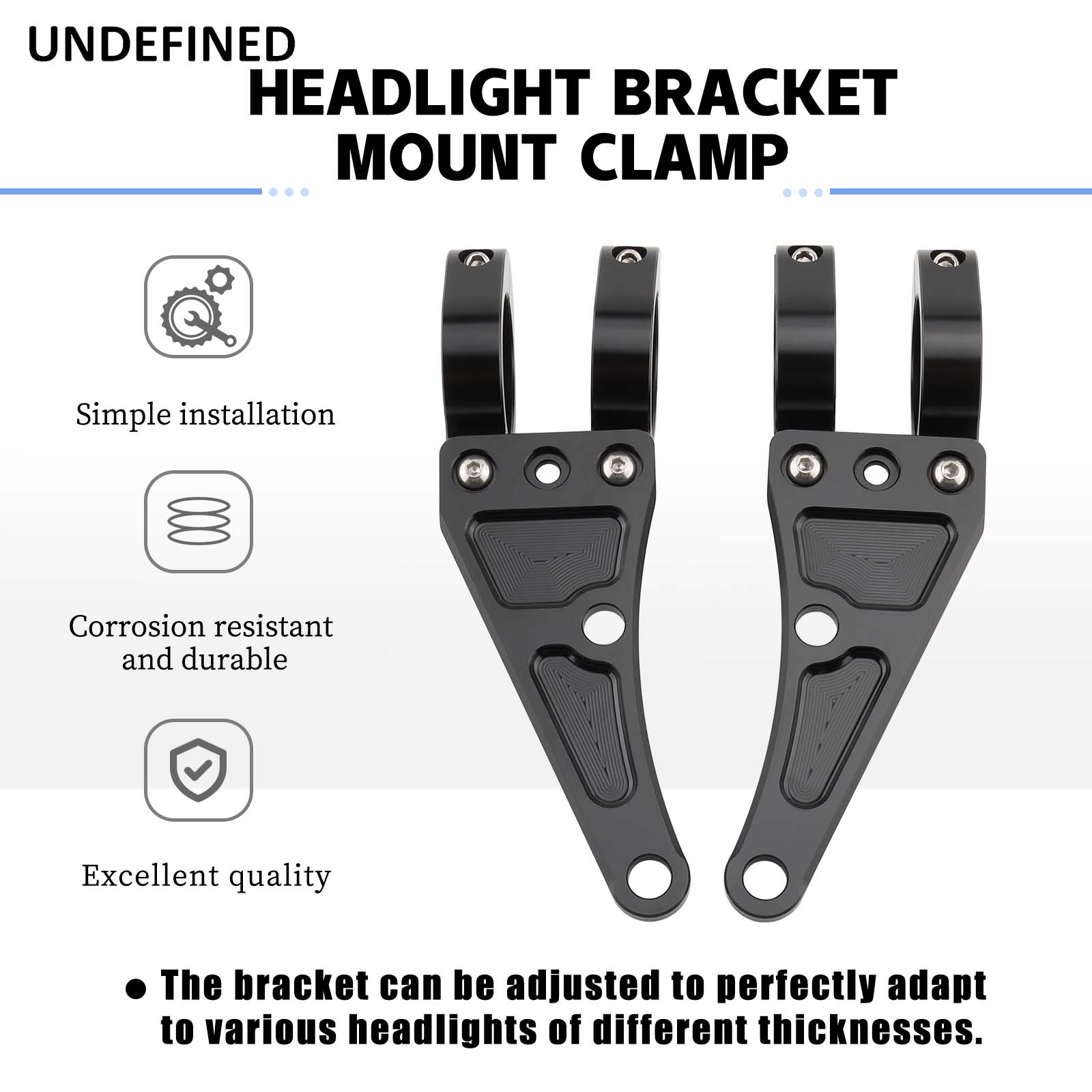 33mm-58mm Headlight Bracket Mo - Mountain Biking Las Vegas recensione e prezzo