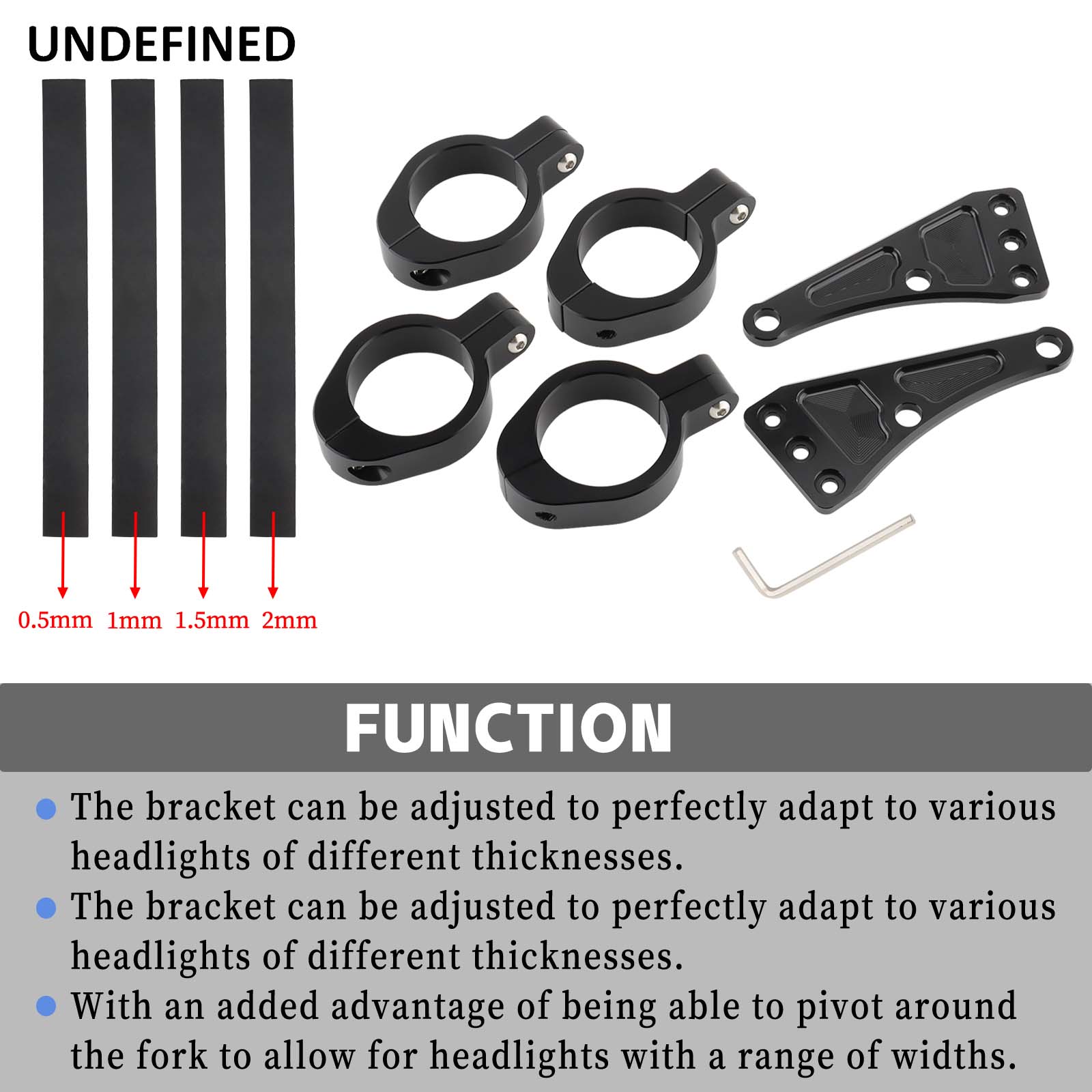 33mm-58mm Headlight Bracket Mo - Mountain Biking Las Vegas recensione e prezzo