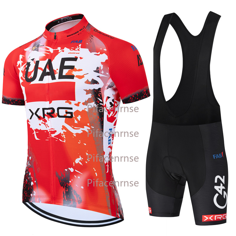 UAE Cycling Jersey Set Summer  - Mountain Biking Uae recensione e prezzo