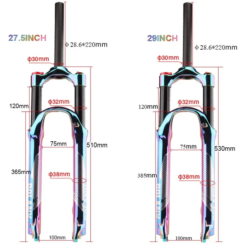 Rainbow 27.5/ 29er Suspension  - Mtb Fork Air recensione e prezzo