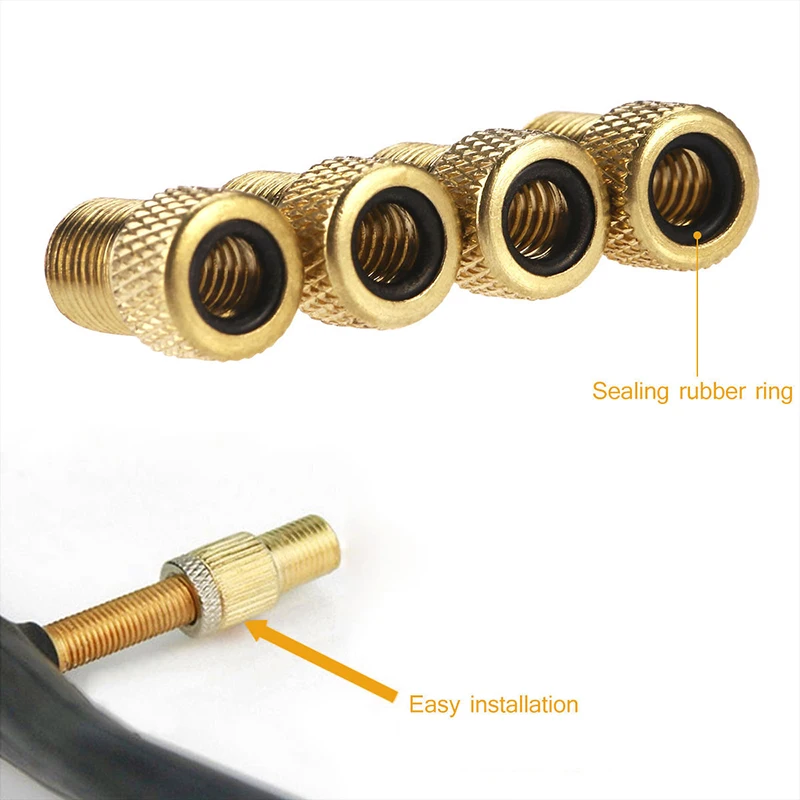10PCS bicycle valve adapter ca - Mountain Biking In French recensione e prezzo