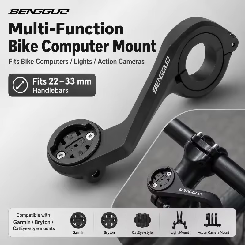 GPS Bike Computer Mount Holder - Mountain Biking Lights recensione e prezzo