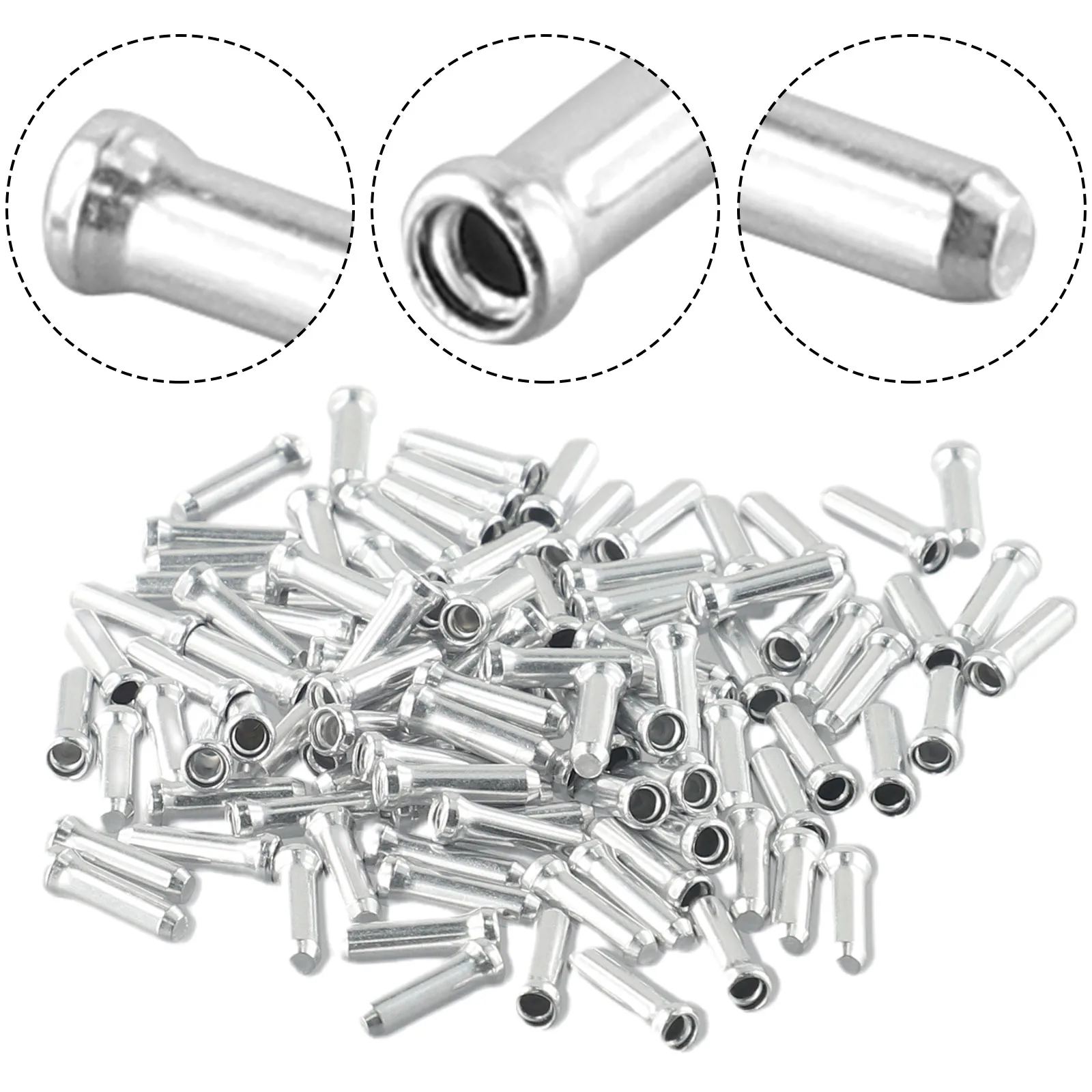 100pcs Bike Cable Tip Set Alum - Mountain Biking Tips recensione e prezzo