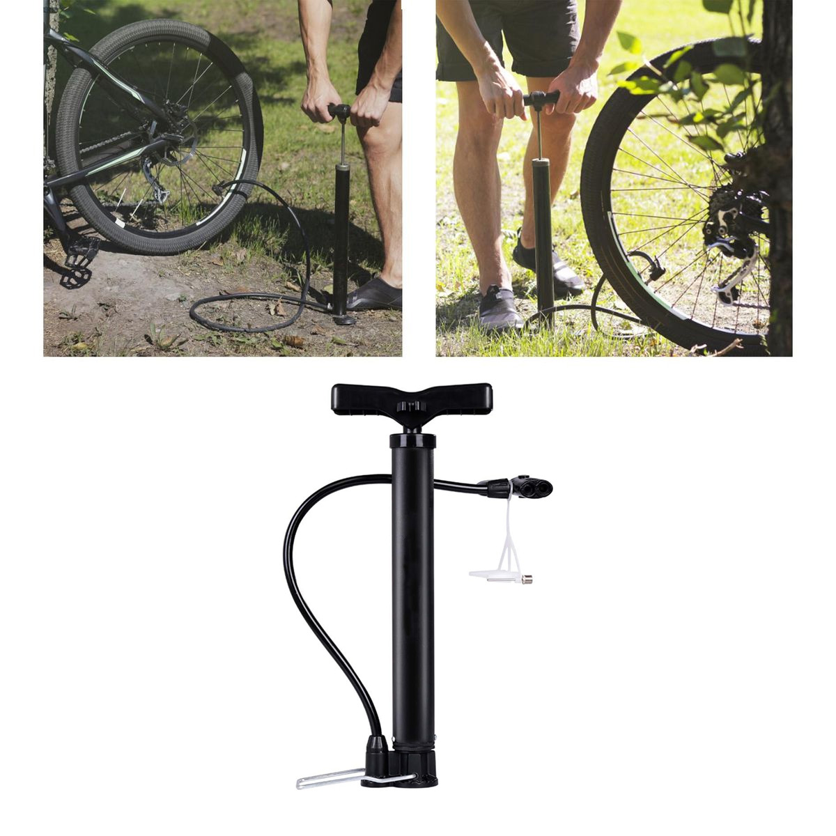Manual Bicycle Tire Air Pump B - Mtb Fork Air recensione e prezzo
