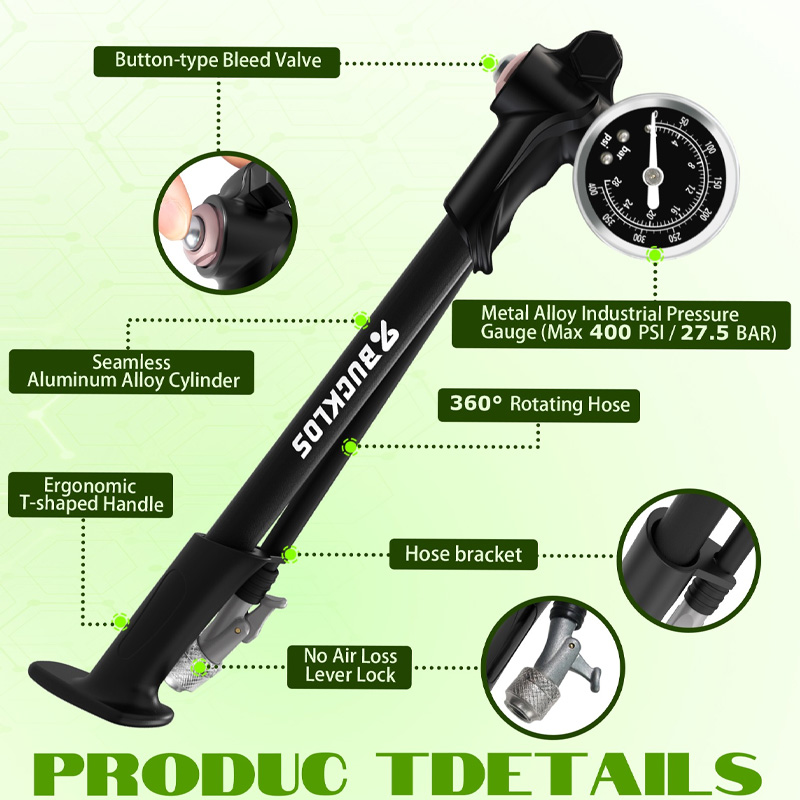 BUCKLOS Bicycle Air Fork Pump  - Mtb Fork Air recensione e prezzo