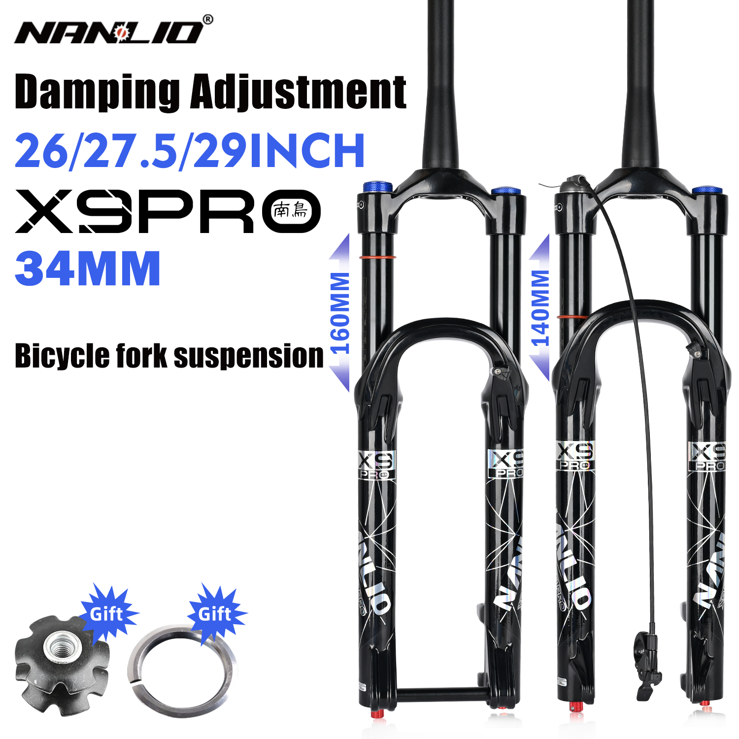 Nanlio X9PRO BK MTB Air Suspen - Mtb Fork Air recensione e prezzo