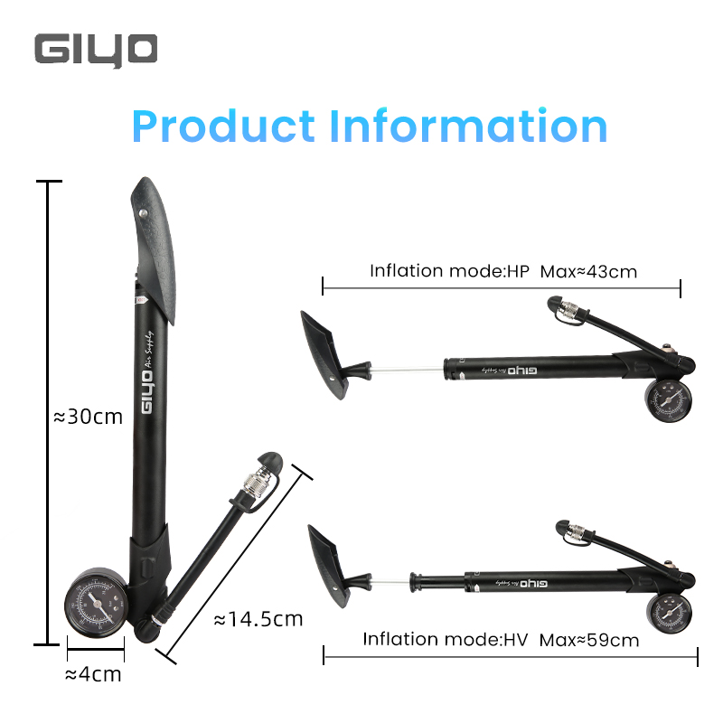 Giyo GS-41P 300psi Bicycle Sho - Mtb Fork Air recensione e prezzo