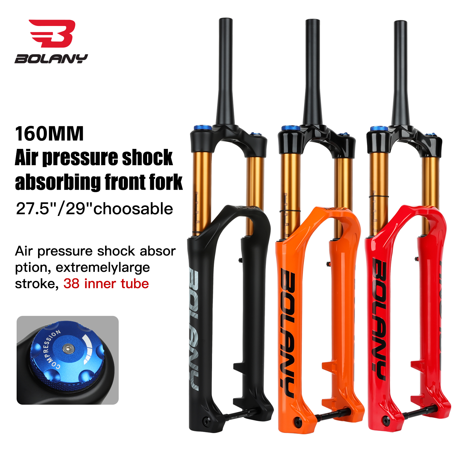 BOLANY 38mm Stanchion Bike For - Mtb Fork Air recensione e prezzo