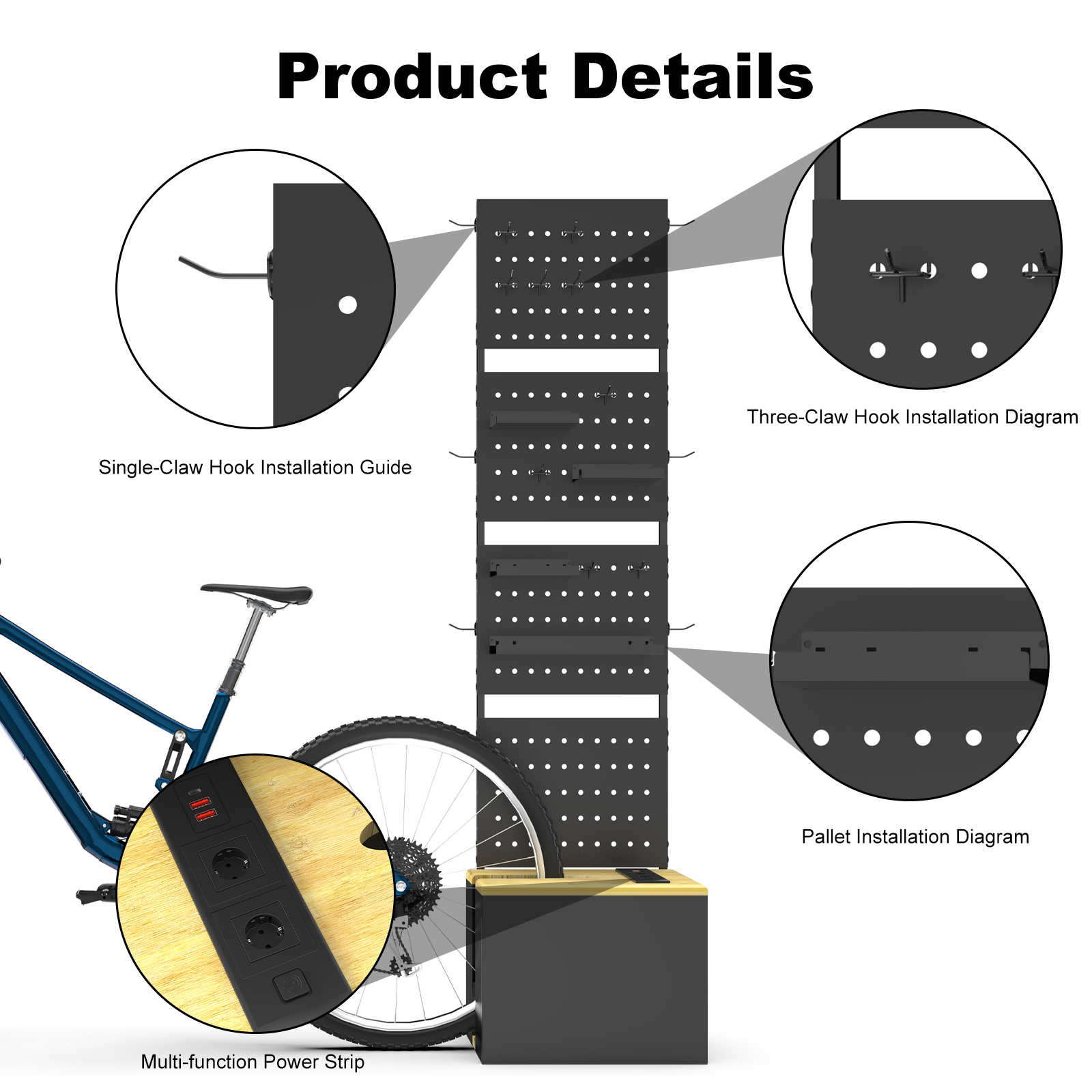 Height Adjustable Bicycle Park - Mountain Biking Uk recensione e prezzo