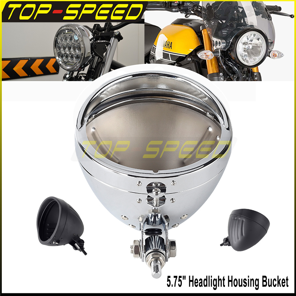 Black/Chrome Motorcycle Headla - Mountain Biking Las Vegas recensione e prezzo
