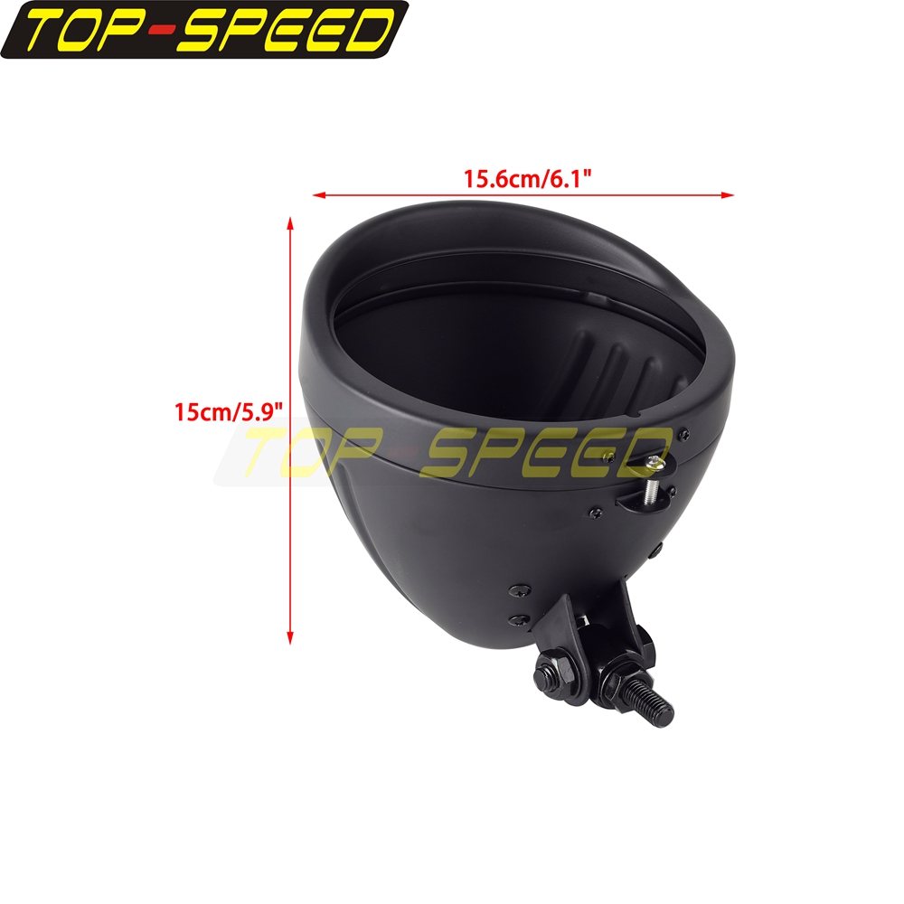 Black/Chrome Motorcycle Headla - Mountain Biking Las Vegas recensione e prezzo