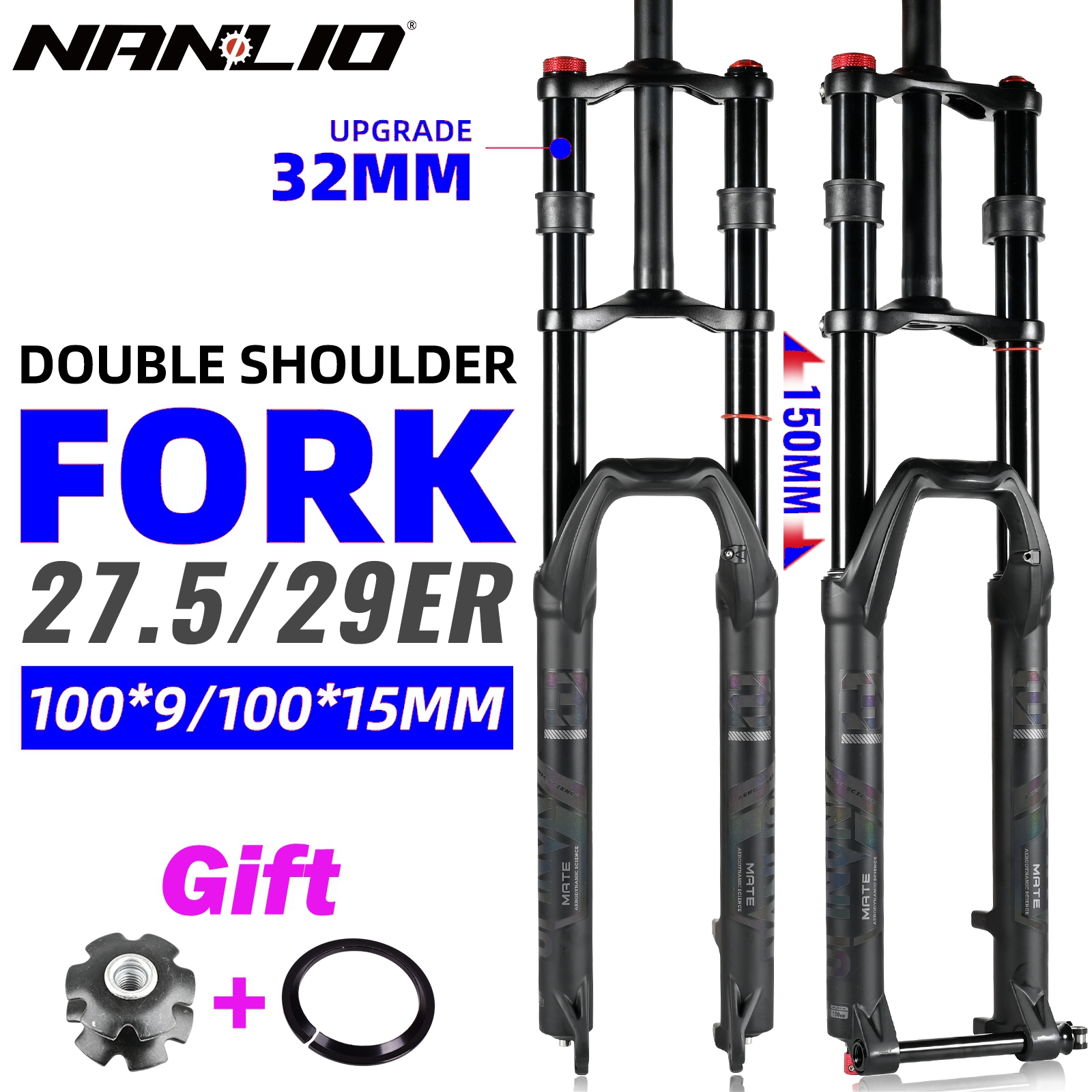 NanLio Double Shoulder Snow Fr - Mtb Fork Air recensione e prezzo