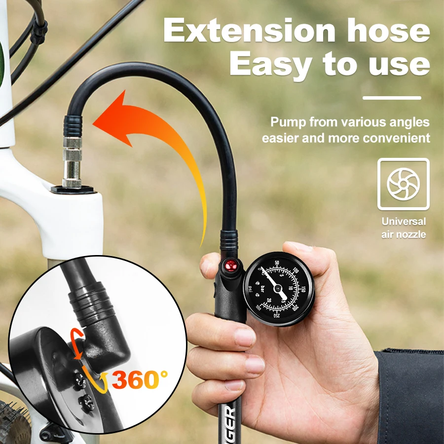X-TIGER 300psi Bicycle Air Pum - Mtb Fork Air recensione e prezzo
