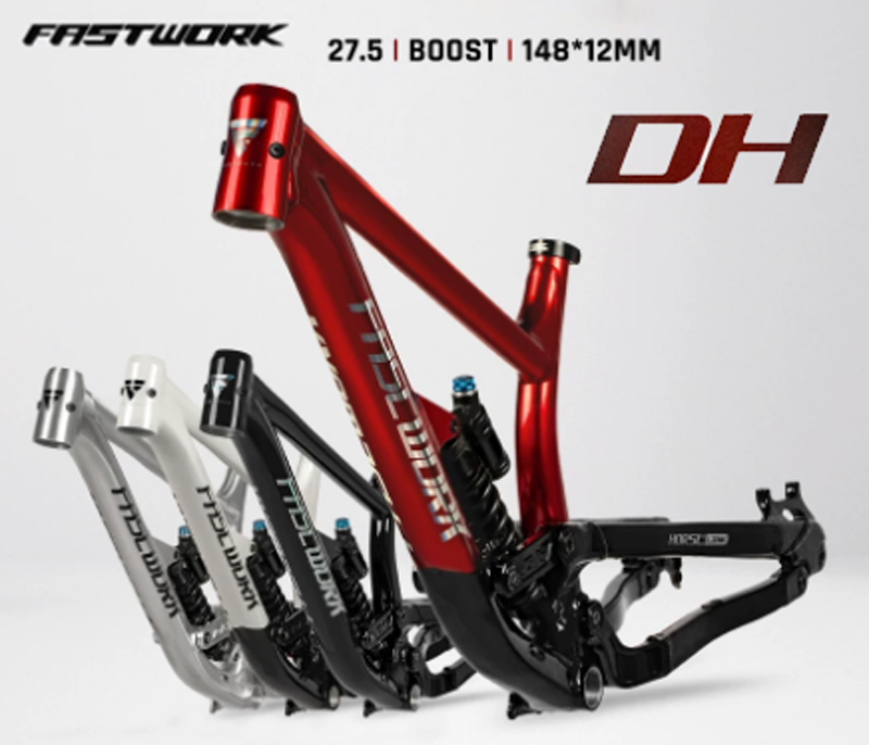 Full Suspension Frame DH Alumi - Mountain Biking Uk recensione e prezzo