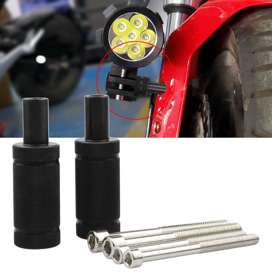 Motorcycle Headlight Mount Hol - Mountain Biking Las Vegas recensione e prezzo